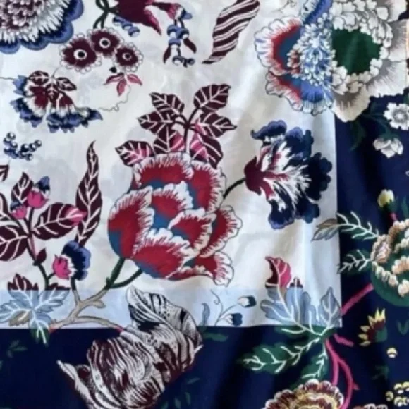 Tory Burch Multicolor Floral Scarf